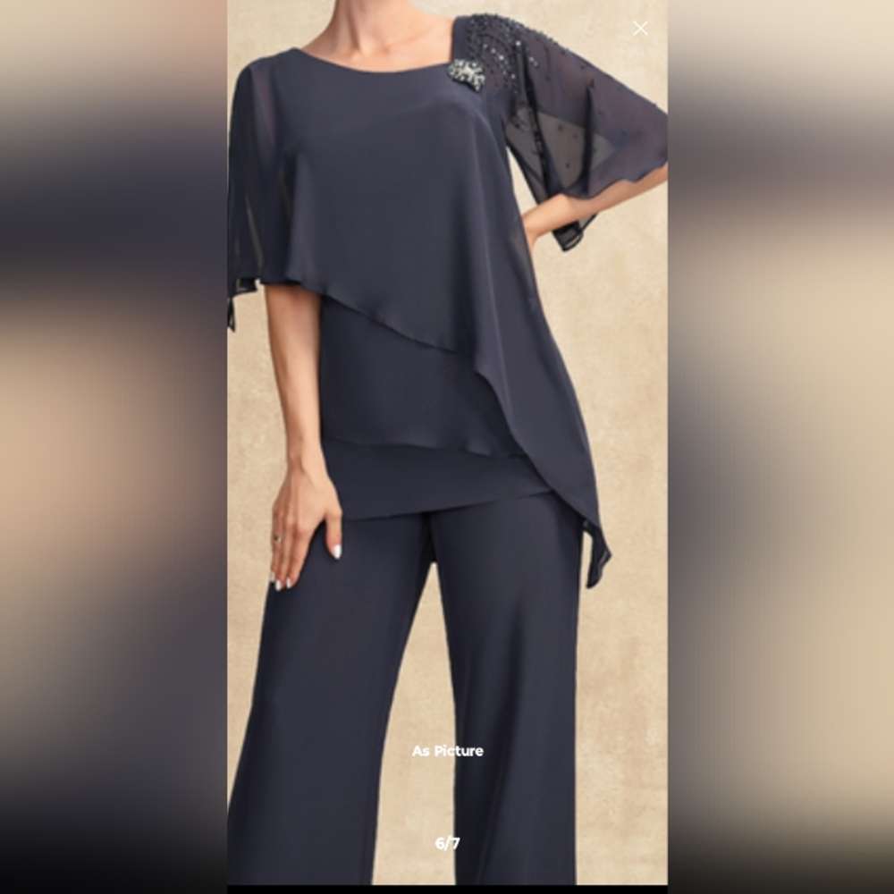 Chiffon pantsuit